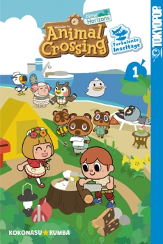 Mit Hilfe des cleveren Waschbären Tom Nook beginnen die vier Freunde Coroyuki, Benben, Himepoyo und Gu-chan ihr Leben auf einer einsamen Insel.