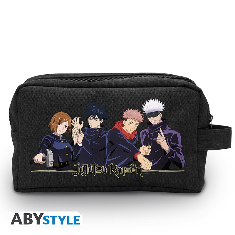 Anime Make-up Tasche „Peace Love Anime“ – Kulturbeutel Für Anime-Fans, Reisetasche & Geschenk